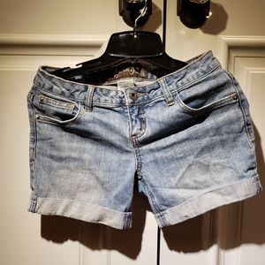 Garage Light Blue Jean Shorts